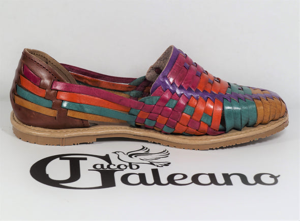 handmade women's leather sandals . Mexican huarache sandals.mori