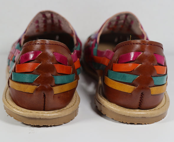 handmade women's leather sandals . Mexican huarache sandals.mori