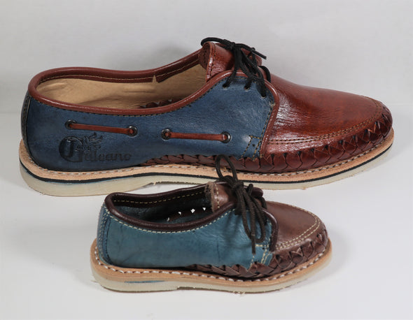 Handmade summer leather shoes for todlers