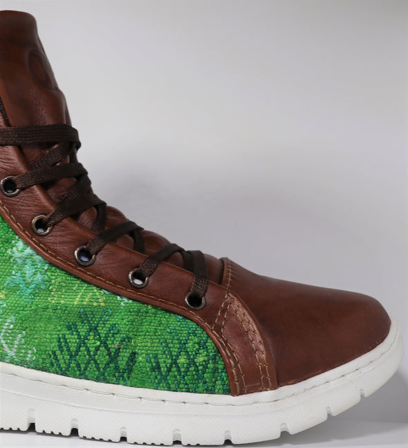 chax' eli green  artisan sport boots -handmade shoes-artesan boots.08