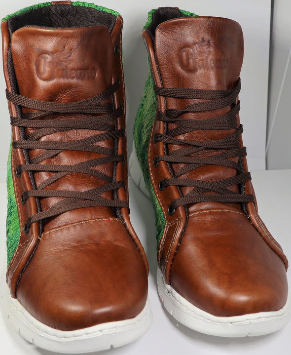 chax' eli green  artisan sport boots -handmade shoes-artesan boots.08