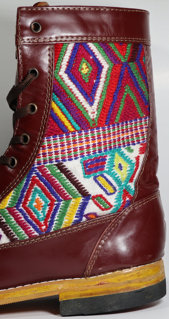 Handmade artisan men's leather boots